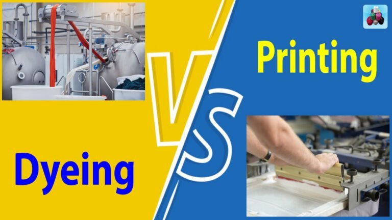 Dyeing VS Printing | Key Differences Between Dyeing and Printing