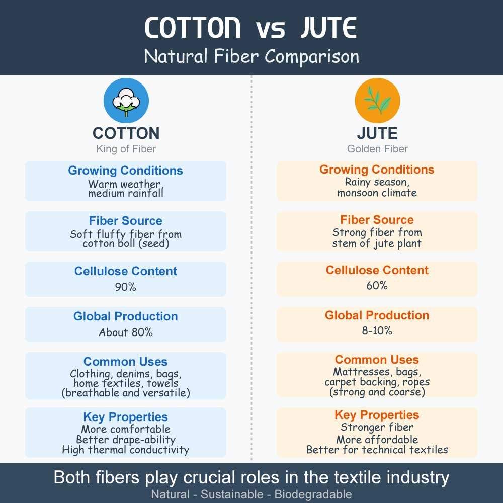 Cotton Vs Jute: Find the Key Differences