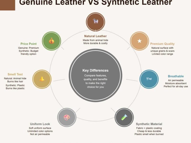 Genuine Leather VS Synthetic Leather: Find the 10 Key Differences