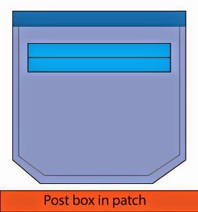 Post box in Patch Pocket