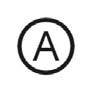 Dry cleaning symbol.