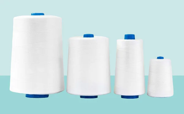 Cotton sewing thread.