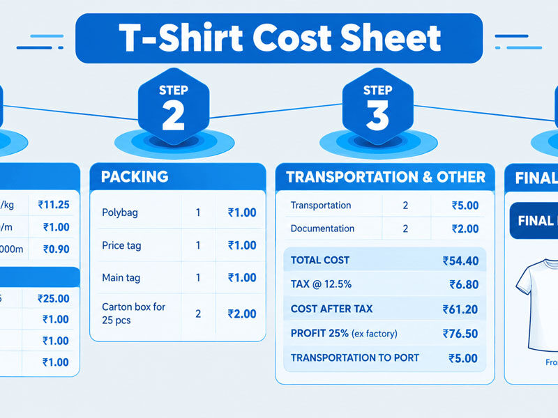 Free Garment FOB Costing Calculator
